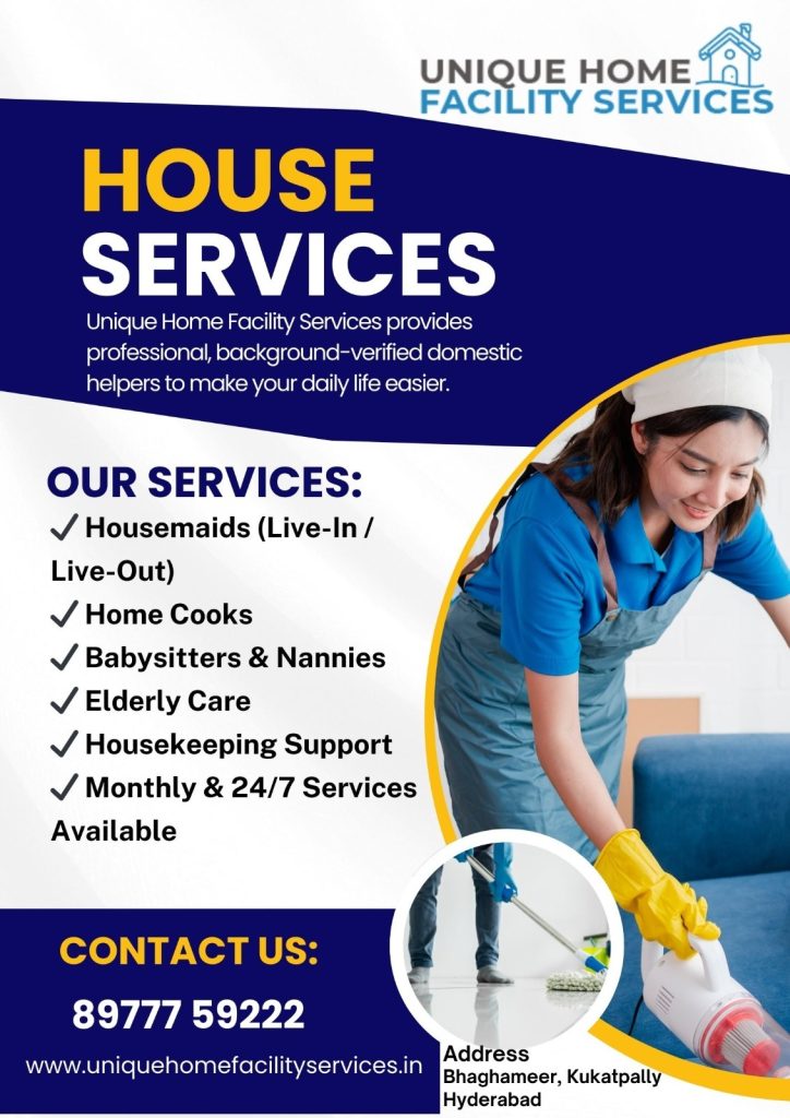 Home Facility Services in Hyderabad 